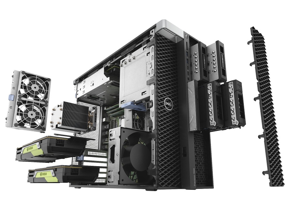 78208095585 REF. DELL PRECISION T7820 2x Xeon Silver 4210R/32GB/512NVMe/RTX4000 8GB/W10P - Image 1